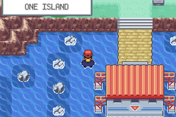 One Island — Sevii Islands in Pokemon FRLG